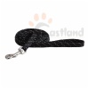 Cat lead with elastic reflecting stripes