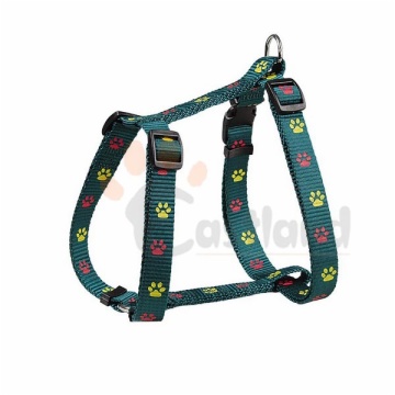 Color paws print harness