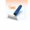 Rake comb, with soft rubber handle
