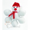 Soft chenille toy, snowflake shaped