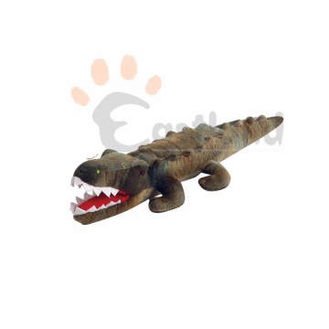 Plush crocodile with squeaker