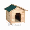 Wooden dog house
