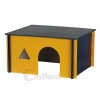 Rodent home, varnished wood, easy to assemble