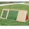 Wooden triangular hutch,collapsible