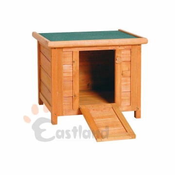 Wooden rabbit hutch, for outdoor use