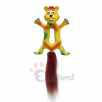 Latex toy - long tail animals, colorful