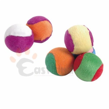 tennis balls, felt, in assorted colours, 3.8 cm