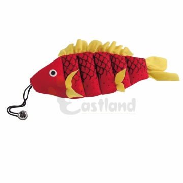fish with catnip & bell, 22 cm